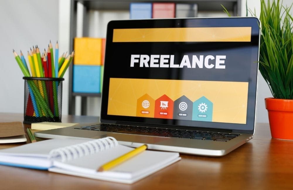 An image of a screen to depict this article's freelancer tips. 